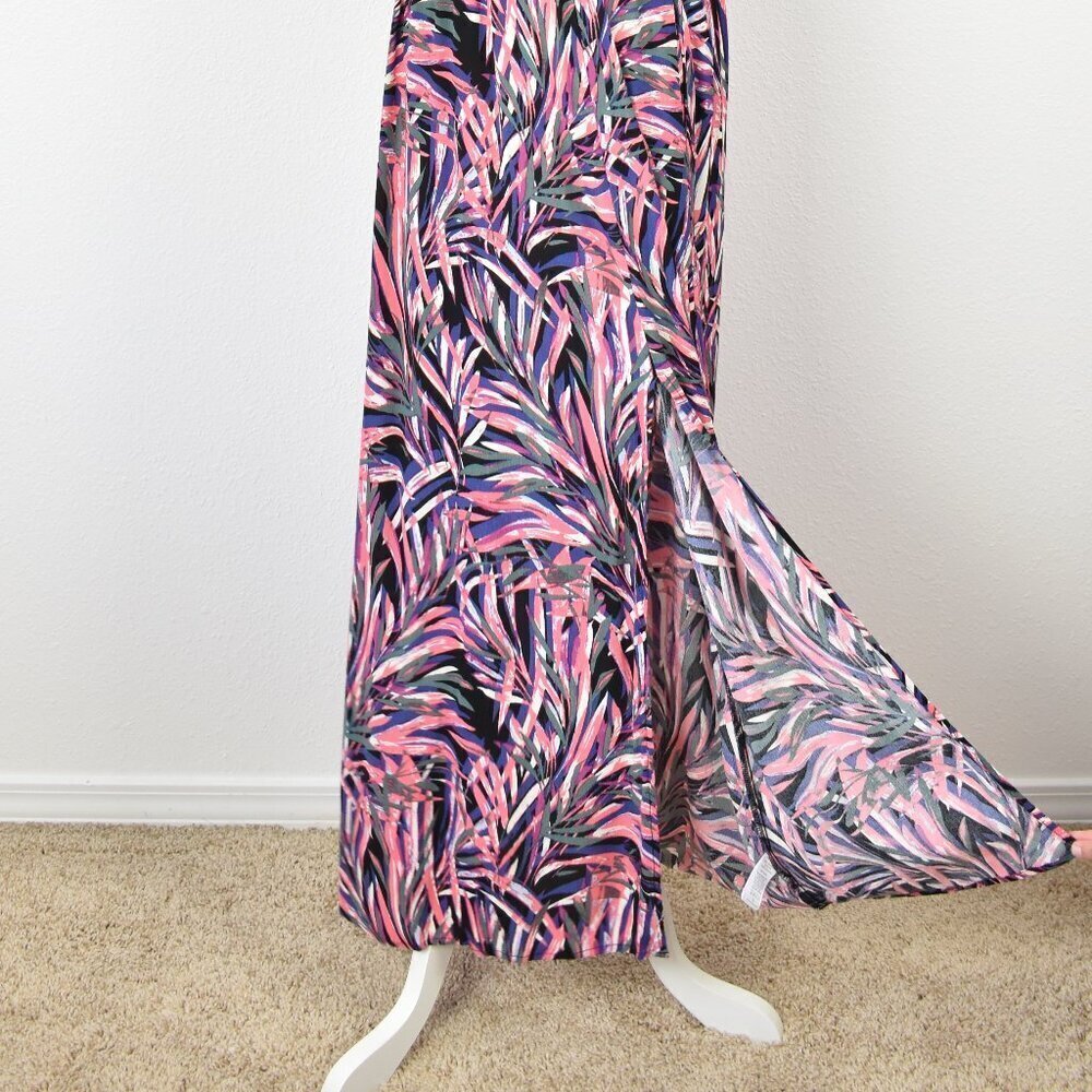 Evereve Hadley Strapless Maxi Dress Palm Print - XS - Picture 3 of 9